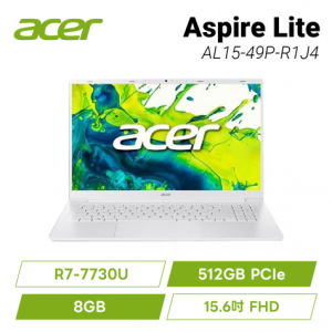 acer Aspire Lite AL15-49P-R1J4 白 宏碁高效能筆電/R7-7730U/8GB/512GB PCIe/15.6吋 FHD/W11
