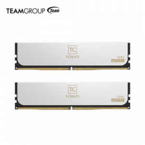 十銓 TEAM T-CREATE EXPERT DDR5-6000 32G(16G*2)-白(CL30/支援XMP&EXPO)