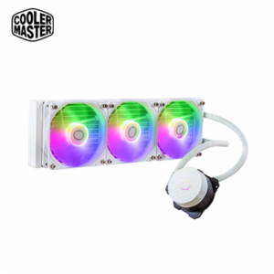 酷碼 MasterLiquid 360L Core ARGB 白 (360mm/S 型雙腔式冷頭/CRYOFUZE散熱膏/12cm風扇*3/三年保)