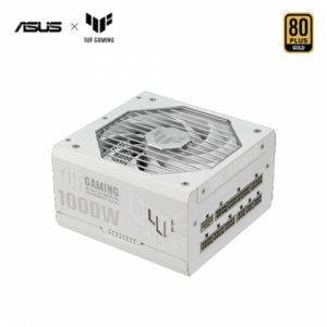 華碩 TUF GAMING 1000W Gold 白 (80+金牌/PCIe 5.0/ATX3.0/雙滾珠風扇/智慧停轉/防潮塗層/全模組/主日系/十年保固)