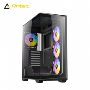 Antec 安鈦克 C3 ARGB 黑 全景玻璃機殼 (ATX/Type-C/內建風扇側3後1/無A柱/顯卡415mm/塔散160mm)