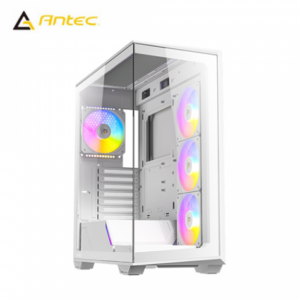 Antec 安鈦克 C3 ARGB 白 全景玻璃機殼 (ATX/Type-C/內建風扇側3後1/無A柱/顯卡415mm/塔散160mm)