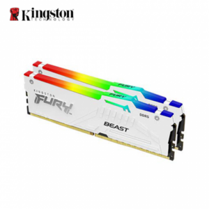 金士頓 Fury Beast (獸獵者) RGB DDR5-6000 64GB(32GB*2)-白(CL30)