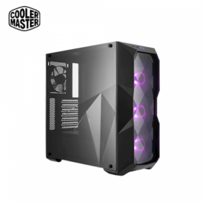 酷碼 MasterBox TD500 MAX 玻璃透側機殼 (ATX/Type-C/內建風扇前3後1/內附Atmos 360水冷+850W 3.0金牌電源/顯卡380mm/塔散165mm)