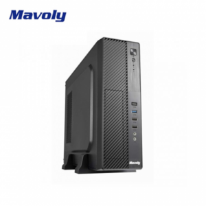 Mavoly 松聖 STRAWBERRY-M16 黑 電腦機殼 (M-ATX/內附400W電源/內附直立腳架/顯卡200mm/塔散70mm)