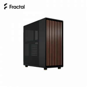 Fractal Design North XL Charcoal 黑 電腦機殼 (E-ATX/Type-C/胡桃木面板/網孔側板/內建風扇前3/顯卡413mm/塔散185mm)-FD-C-NOR1X-01