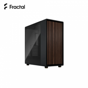 Fractal Design North XL Charcoal 黑 玻璃透側機殼 (E-ATX/Type-C/胡桃木面板/深色玻璃/內建風扇前3/顯卡413mm/塔散185mm)-FD-C-NOR1X-02
