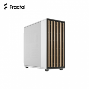 Fractal Design North XL Charcoal 白 電腦機殼 (E-ATX/Type-C/橡木面板/網孔側板/內建風扇前3/顯卡413mm/塔散185mm)-FD-C-NOR1X-03