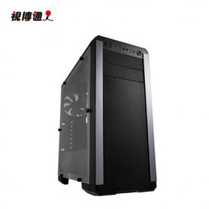 視博通 SW200 黑 壓克力透側機殼 (ATX/網孔面板/內建風扇前2後1/顯卡400mm/塔散163mm)