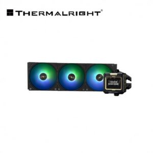 利民 Frozen Warframe 360 黑 ARGB (360mm/2.4″LCD水冷頭+可轉向磁吸/12cm風扇*3/五年保固)