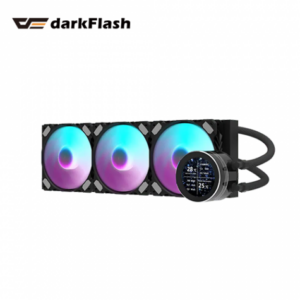 darkFlash DN360S 黑 (360mm/2.1″LCD水冷頭/ARGB燈光/12cm風扇*3/五年保固)