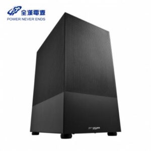 全漢 S110B 黑 電腦機殼 (M-ATX/內建風扇後1/無透側/網孔面板/顯卡285mm/塔散160mm)