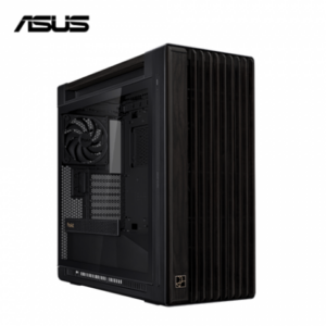 華碩 ProArt PA602 Wood 木質透側版 玻璃透側機殼 (E-ATX/Type-C/紅外線灰塵指示/電源閂鎖/內建風扇前2後1/顯卡450mm/塔散190mm)