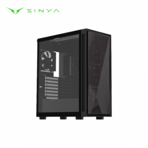 【OEM】EPONTEC T300 玻璃透側機殼 (ATX/Type-C/內建風扇前3後1/重複PCIE檔板/網孔面板/顯卡340mm/塔散165mm)