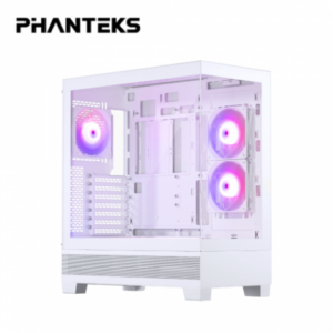 Phanteks 追風者 XT View 白 全景玻璃機殼 (ATX/Type-C/內建風扇側2後1/支援背插主板(限ATX)/無A柱/顯卡415mm/塔散184mm)
