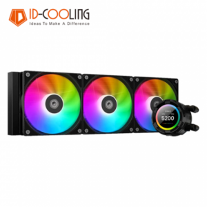 ID-COOLING SL360 XE 黑 (360mm/2.1″LCD水冷頭/支援GIF/12cm風扇*3/保內漏液賠償/五年保固)