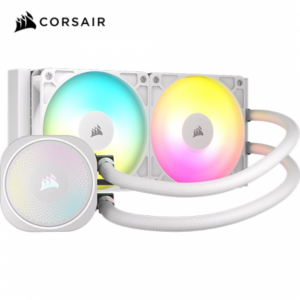 Corsair 海盜船 NAUTILUS 240 RS ARGB 白 (240mm/ARGB冷頭+風扇/菊鍊串接/12cm風扇*2/六年保固)