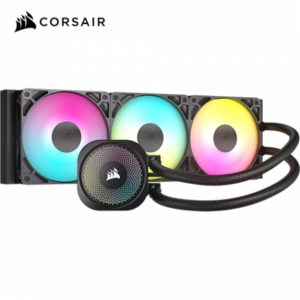 Corsair 海盜船 NAUTILUS 360 RS ARGB 黑 (360mm/ARGB冷頭+風扇/菊鍊串接/12cm風扇*3/六年保固)
