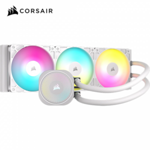 Corsair 海盜船 NAUTILUS 360 RS ARGB 白 (360mm/ARGB冷頭+風扇/菊鍊串接/12cm風扇*3/六年保固)