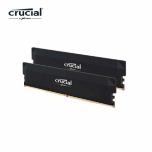 美光 Crucial PRO DDR5-6000 64G(32G*2)(黑色散熱片)(CL40)