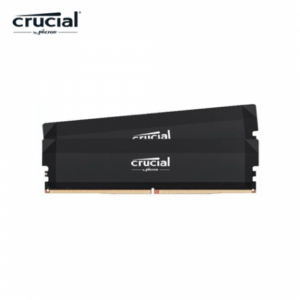 美光 Crucial PRO DDR5-6400 64G(32G*2)(黑色散熱片)(CL40)
