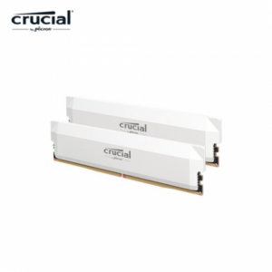 美光 Crucial PRO DDR5-6400 64G(32G*2)(白散熱片)(CL40)