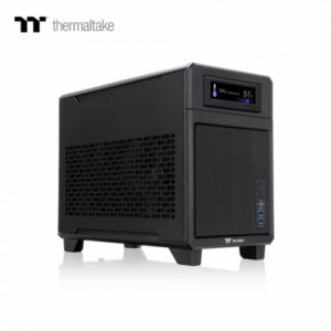 Thermaltake 曜越 TR100 黑 電腦機殼 (Mini ITX/Type-C/網孔設計/機身緊湊設計/顯卡360mm/塔散68mm/ SFX-L電源)