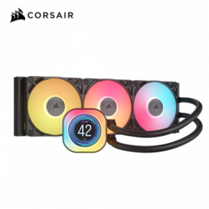 Corsair 海盜船 iCUE LINK TITAN 360 RX LCD 黑 (360mm/LCD冷頭/FlowDrive散熱引擎/12cm風扇*3/六年保固)