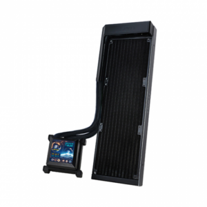 聯力 Hydroshift LCD 360N 黑 裸排水冷 (360mm/2.88″LCD水冷頭/側裝式水冷管/無風扇/六年保固)