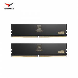 十銓 TEAM T-CREATE EXPERT DDR5-6400 48G(24G*2)-黑(CL32/支援XMP&EXPO)