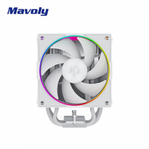 ID-COOLING FROZN A610 ARGB 白 (6導管/ARGB上蓋/白化版/12cm風扇*1/3年保固/高155mm)