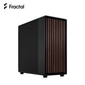 Fractal Design North XL RC Charcoal 黑 玻璃透側機殼 (ATX/Type-C/限安裝背插主機板/橡木面板/透明玻璃/內建風扇前3/顯卡413mm/塔散169mm)-FD-C-NOR1X-05