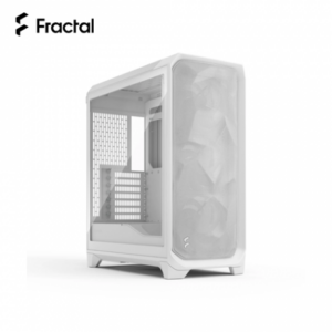 Fractal Design Meshify 3 白 透明玻璃機殼 (E-ATX/Type-C/內建風扇前3/顯卡349mm/塔散173mm)-FD-C-MES3A-04