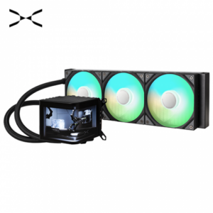 TRYX Panorama 360 ARGB 黑 (360mm/6.5″AMOLED曲面水冷頭/12cm風扇*3/Asetek8.5 V2/6年保固/螢幕2年保)