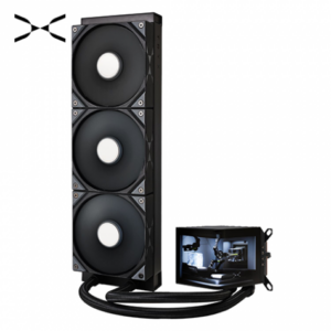 TRYX Panorama 360 黑 無光(360mm/6.5″AMOLED曲面水冷頭/12cm風扇*3/Asetek8.5 V2/6年保固/螢幕2年保)