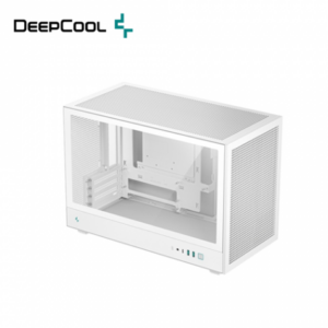 DEEPCOOL CH260 白 玻璃透側機殼 (M-ATX/Type-C/網孔面板/支援背插主板/顯卡388mm/塔散174mm)