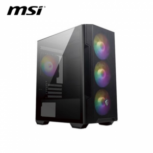 微星 MAG Forge M100R 玻璃透側機殼 (M-ATX/內建風扇前3後1/網孔面板/顯卡300mm/塔散160mm)