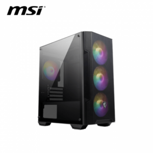 微星 MAG Forge M100A 壓克力透側機殼 (M-ATX/內建風扇前3後1/顯卡300mm/塔散160mm/水冷240mm)