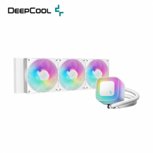 DEEPCOOL 九州風神 LE360 V2 白 (360mm/ARGB光環水冷頭/五代水泵/12cm風扇*3/五年保固)