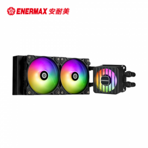 ENERMAX 保銳 風晶凌 LIQMAXFLO 240 ARGB (240mm/ARGB冷頭+風扇/雙腔體水冷頭/12cm風扇*2/五年保固)