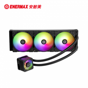ENERMAX 保銳 風晶凌 LIQMAXFLO 360 ARGB (360mm/ARGB冷頭+風扇/雙腔體水冷頭/12cm風扇*3/五年保固)