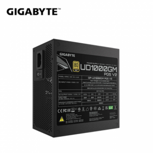 技嘉 UD1000GM PG5 V2 (80+金牌/ATX3.1/PCIe 5.1/HYB靜音風扇/全模組/全日系/十年保)
