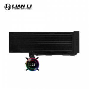 聯力 Hydroshift II LCD-C 360N 黑 裸排水冷 (360mm/2.1″LCD水冷頭/側裝式水冷管/無風扇/六年保固)