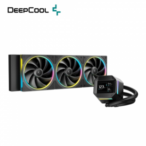 DEEPCOOL 九州風神 LM360 黑 (360mm/2.4″LCD水冷頭/六代水泵/12cm風扇*3/五年保固)