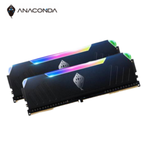 巨蟒 ANACOMDA ET 東方沙蟒 RGB DDR4-3200 32G(16G*2)-黑(矮版 40mm)