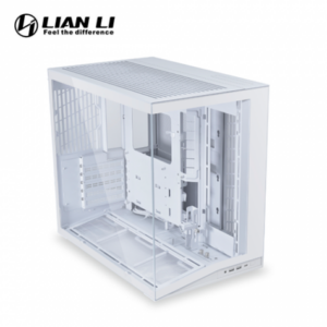 聯力 O11 Dynamic Mini V2 白 全景玻璃機殼 (ATX/Type-C/支援背插主板/傾斜底部/內附顯卡支架/顯卡400mm/塔散160mm)