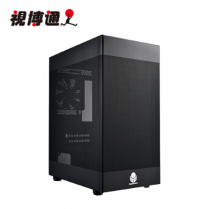 視博通 LEM003M 黑 電腦機殼 (M-ATX/內建風扇前3後1/網孔面板/顯卡315mm/塔散165mm)