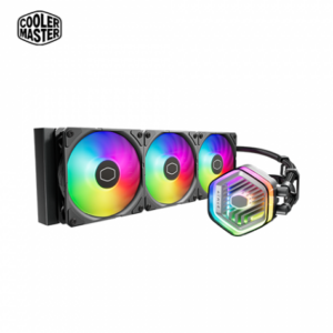 酷碼 MasterLiquid 360 Atmos (360mm/雙腔冷頭/內含水管夾/支援3D列印自訂頂蓋/12cm風扇*3/五年保)