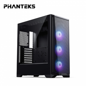 Phanteks 追風者 Eclipse G370A 黑 玻璃透側機殼 (ATX/Type-C/內建風扇前3/網孔面板/顯卡400mm/塔散170mm)-PH-EC370A_DBK01