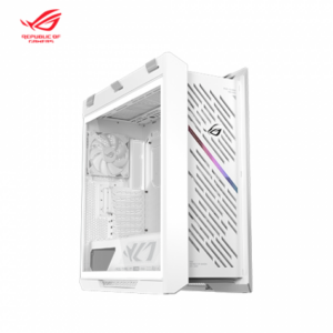 華碩 ROG Strix Helios II GX601S 白 太陽神二代 玻璃透側機殼 (E-ATX/Type-C/內建風扇前3後1/內附顯卡支撐架/編織提把/顯卡450mm/塔散190mm)